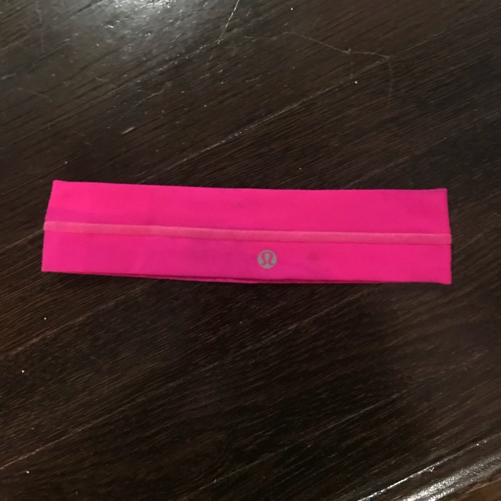 Hot Pink LuluLemon Sports Headband